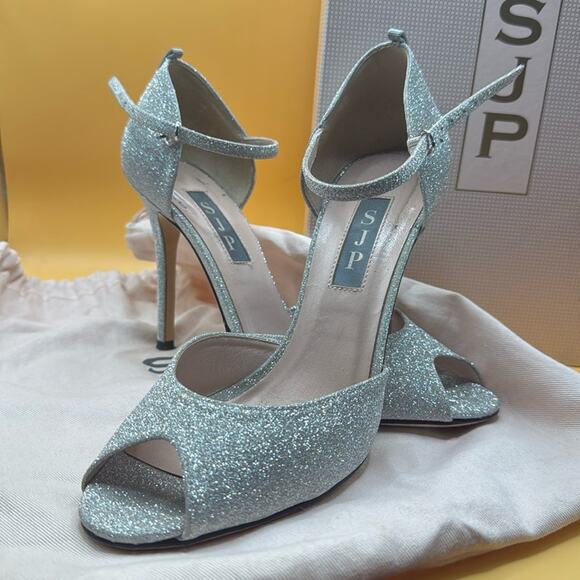 SJP by Sarah Jessica Parker Glitter Stilettos - Picture 1 of 5